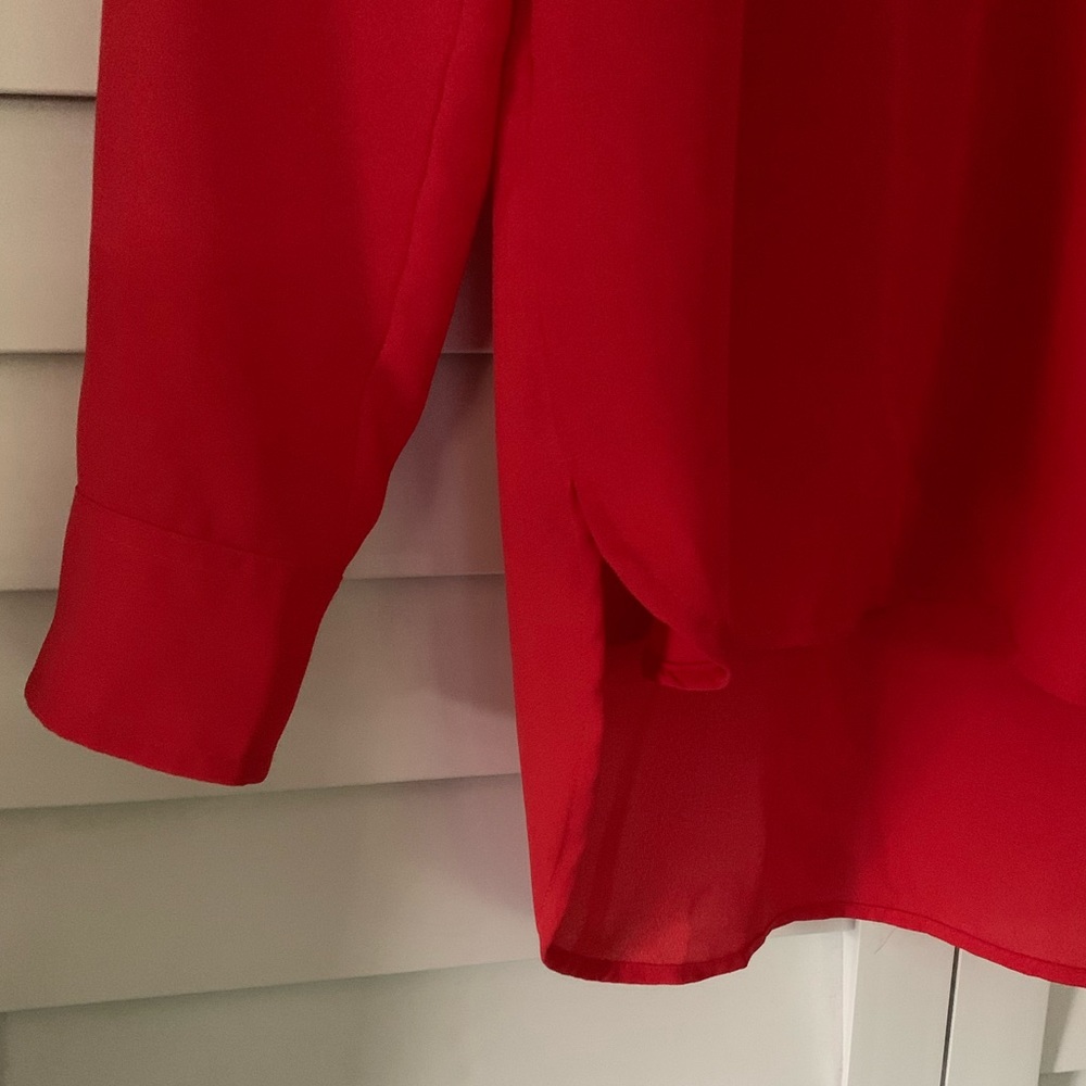 J. Crew Mercantile Ruffled Pintuck Popover Blouse - Picture 6 of 10